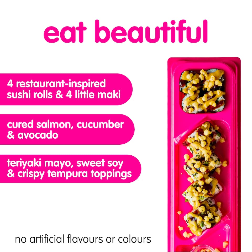 image 1 of itsu teriyaki salmon dragon roll 184g