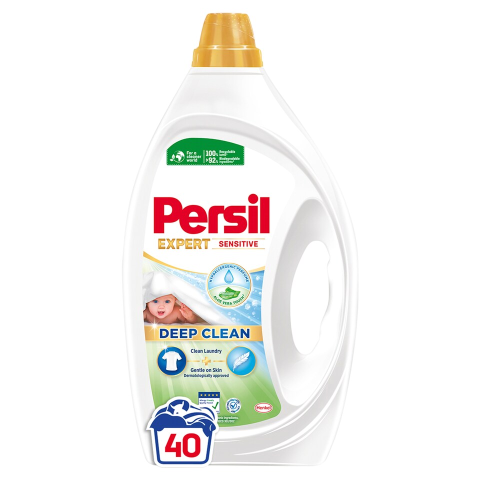 image 1 of Persil Expert Sensitive Laundry Detergent 40 Washes 1.80 L