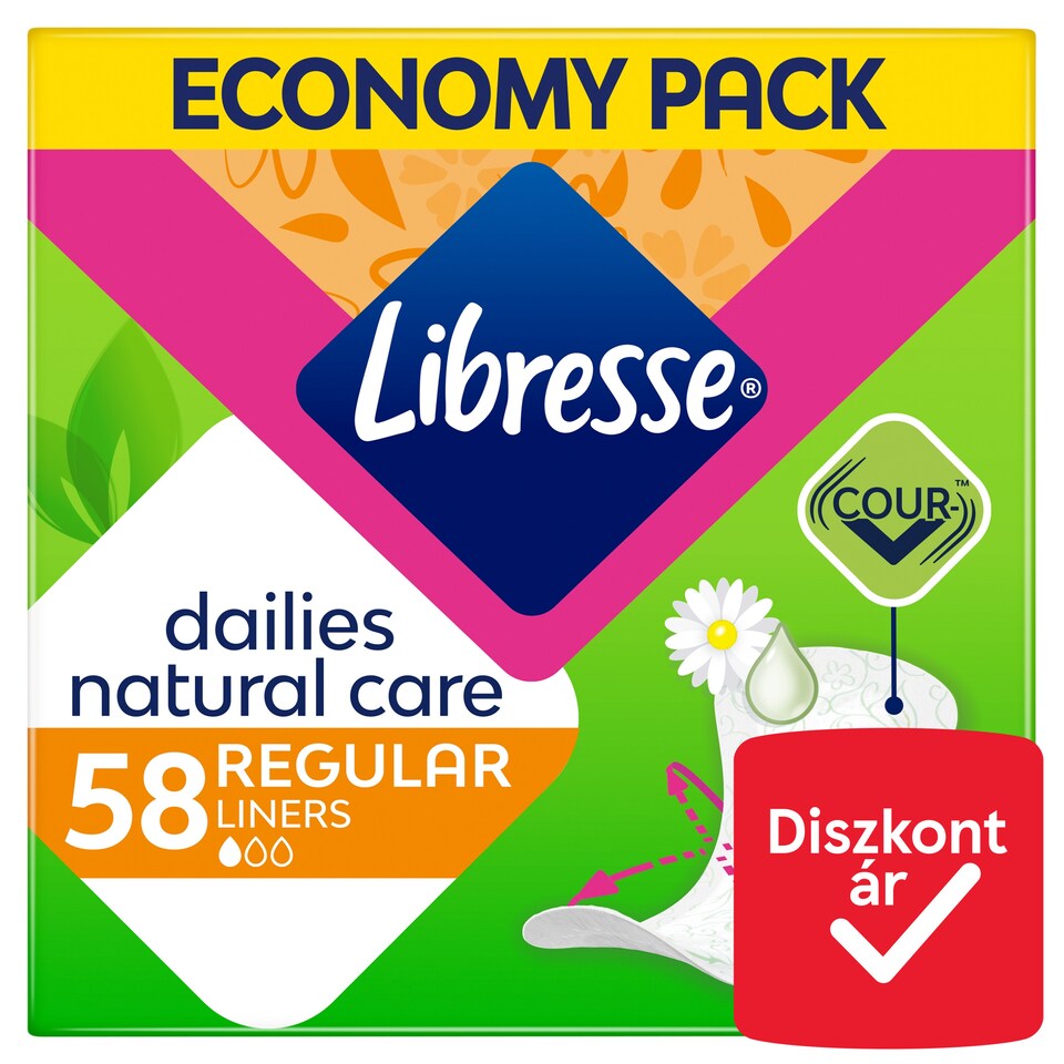 Libresse Dailies Natural Care tisztasági betét 58 db  1. kép