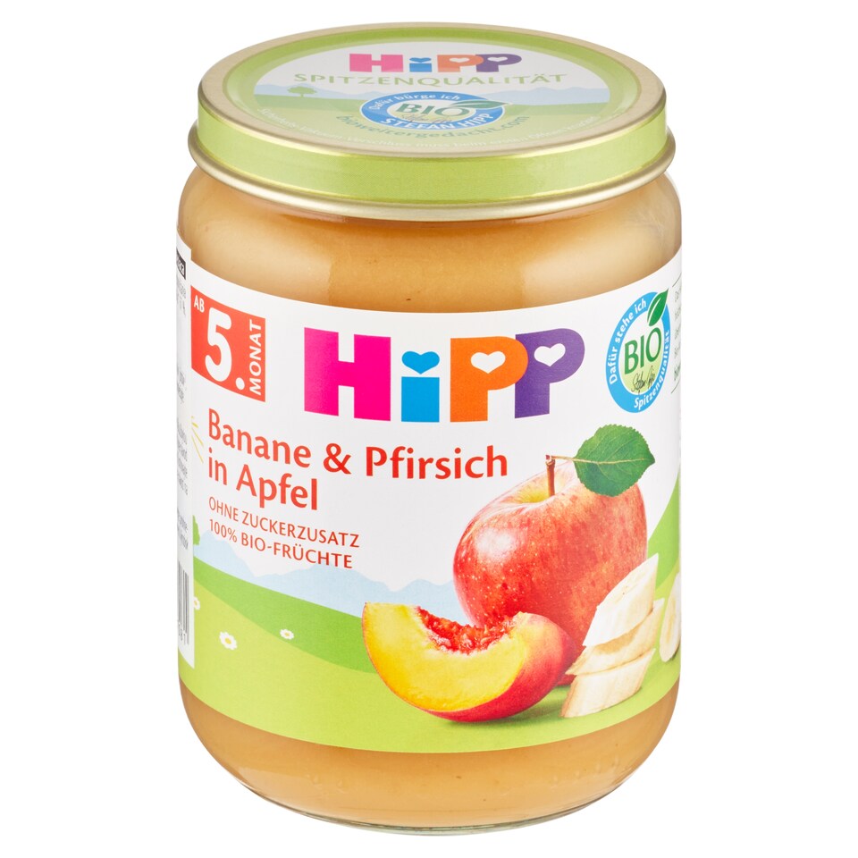 HiPP Bio Apples with Bananas and Peaches 190 g