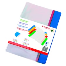 Panta Plast Notebook Cover Transparent A5 PVC 10 pcs