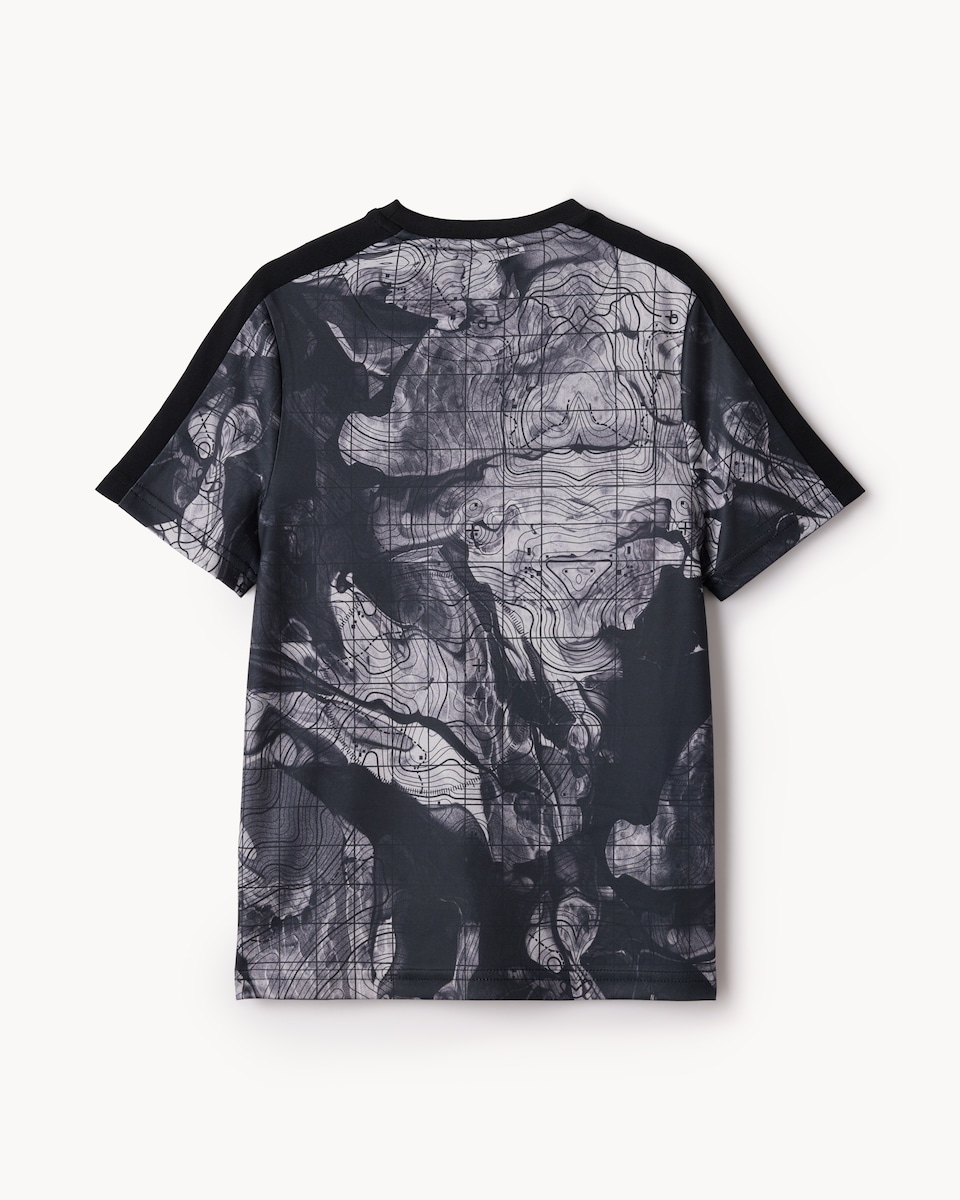 image 1 of F&F Active ULTRAMOVE Boys Printed T-Shirt in Black