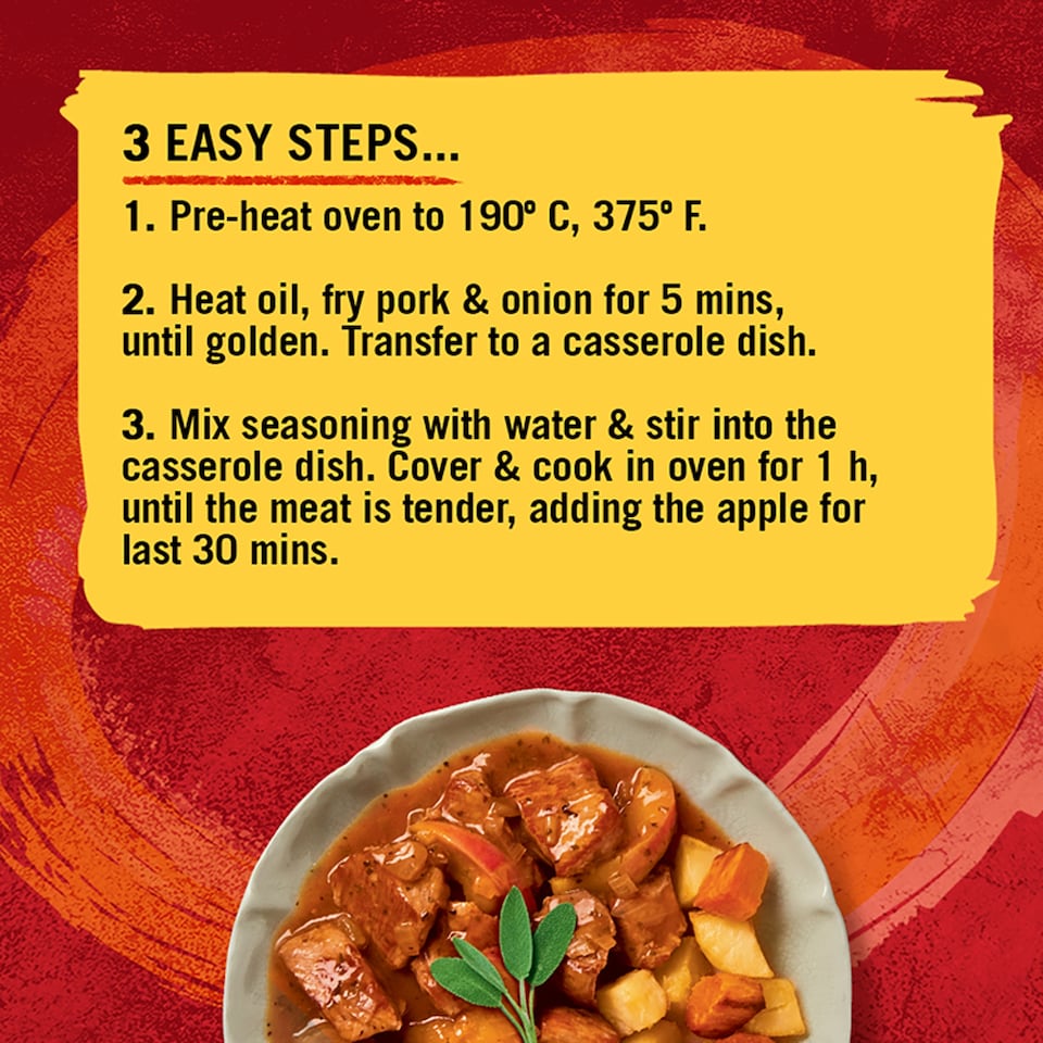 image 1 of Schwartz Somerset Pork Casserole Recipe Mix 36g