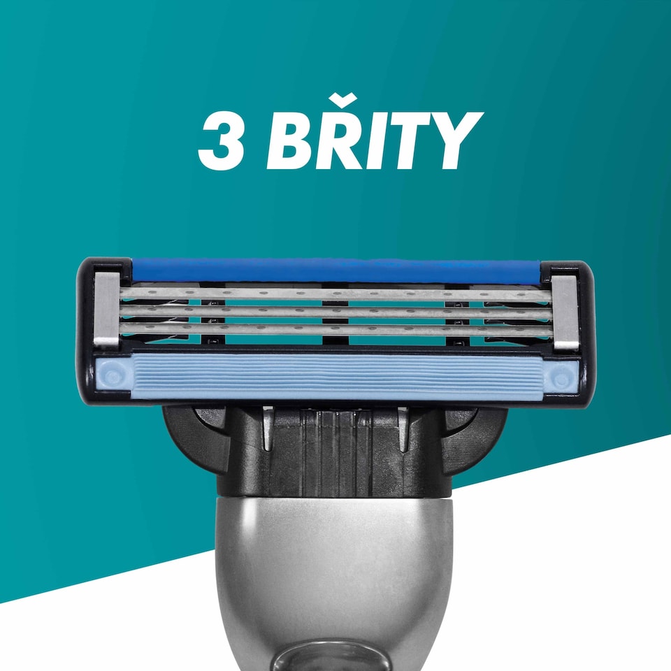 Obrázek 1 pro produkt Gillette Mach3 Náhradní Holicí Hlavice Pro Muže,Gillette Se 3 Břity