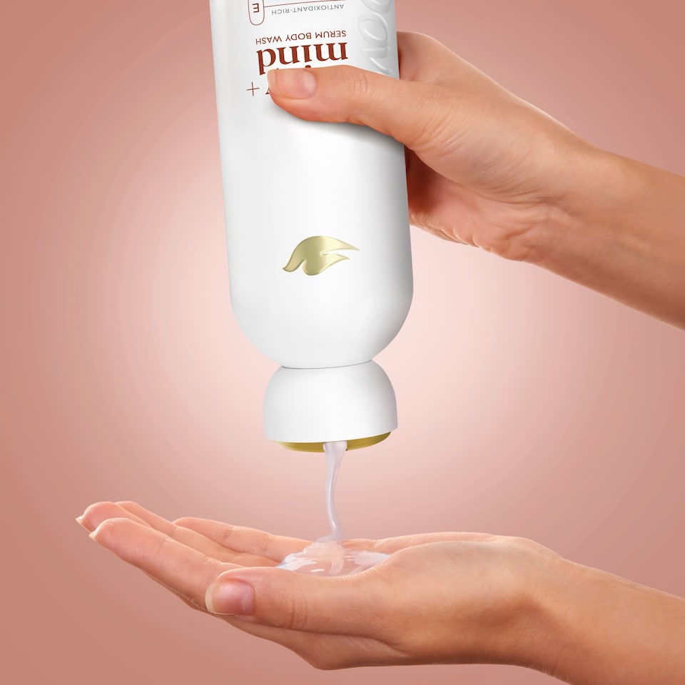 image 1 of Dove Body + Mind Jojoba Oil & Coconut Milk Bodywash Serum 350ml