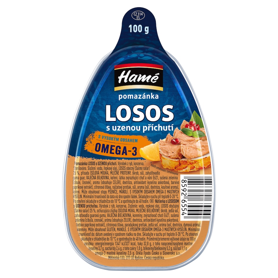 Hamé Salmon Spread with Smoked Flavour 100g