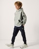 image 2 of Hype Cotton Rich Cuffed Joggers in Navy