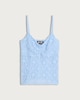 image 4 of OH ME OH MY Floral Lace Cami Top in Blue