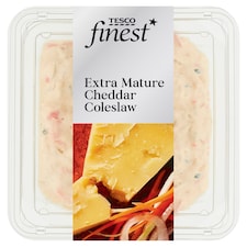 Tesco Finest West Country Cheddar Coleslaw 250G