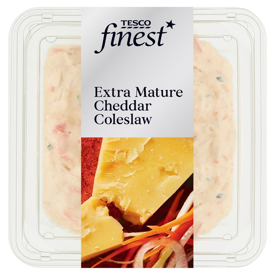 Tesco Finest West Country Cheddar Coleslaw 250G