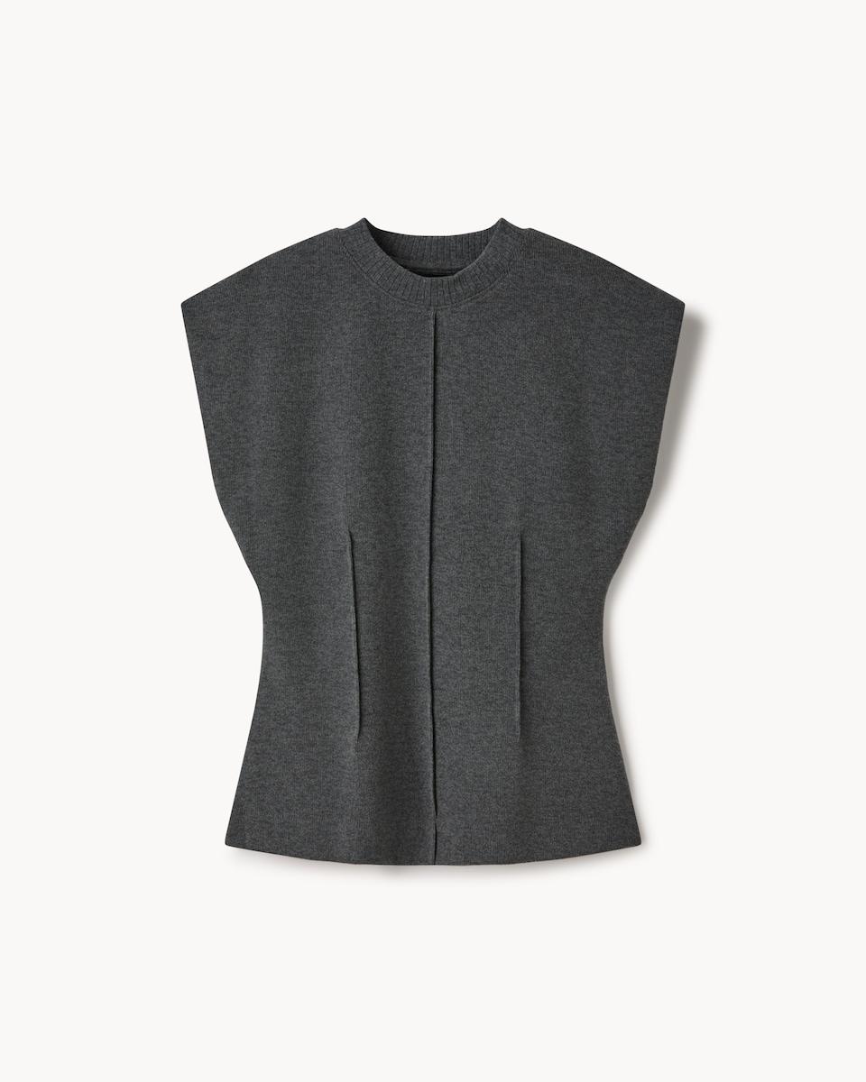image 1 of F&F Brushed Seam Co-ord Top in Grey