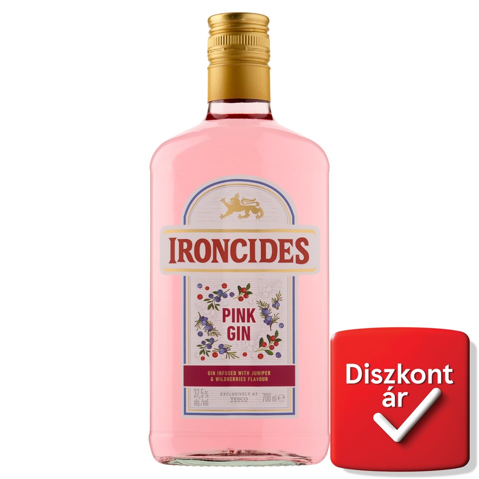 Ironcides Pink gin 37,5% 700 ml