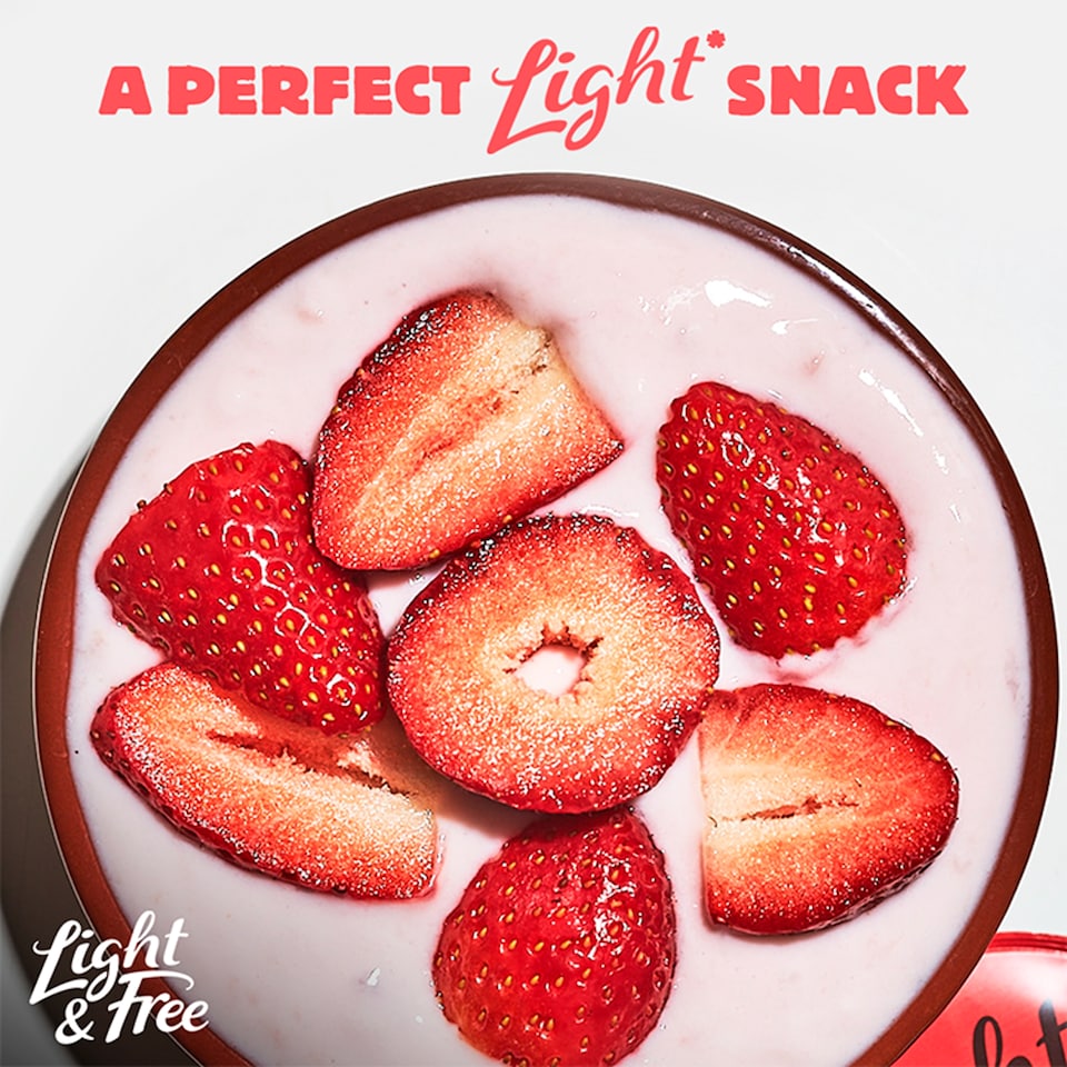 image 1 of Light & Free Raspberry Greek Style Fat Free Yoghurt 4x115g