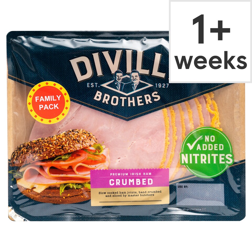 Divilly Brothers No Added Nitrites Crumbed Ham 140g