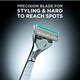 image 5 of Wilkinson Sword Quattro Titanum Razor Plus 8 Blades