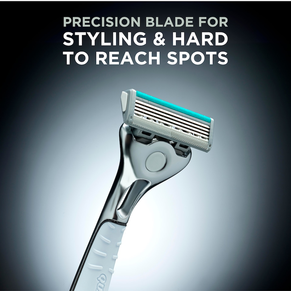 image 1 of Wilkinson Sword Quattro Titanum Razor Plus 8 Blades