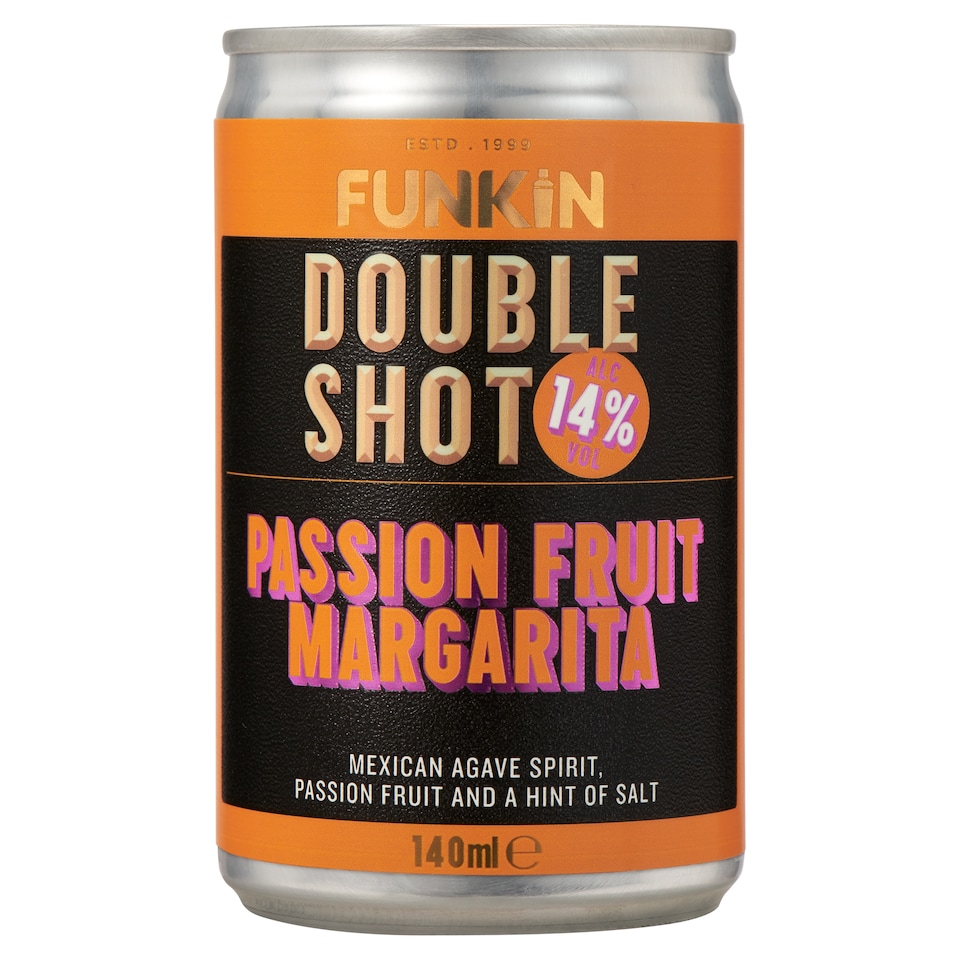 Funkin Double Shot Cocktails Passion Fruit Margarita 140ml