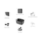 image 4 of Curver Softex Grey Storage Basket Small 4L