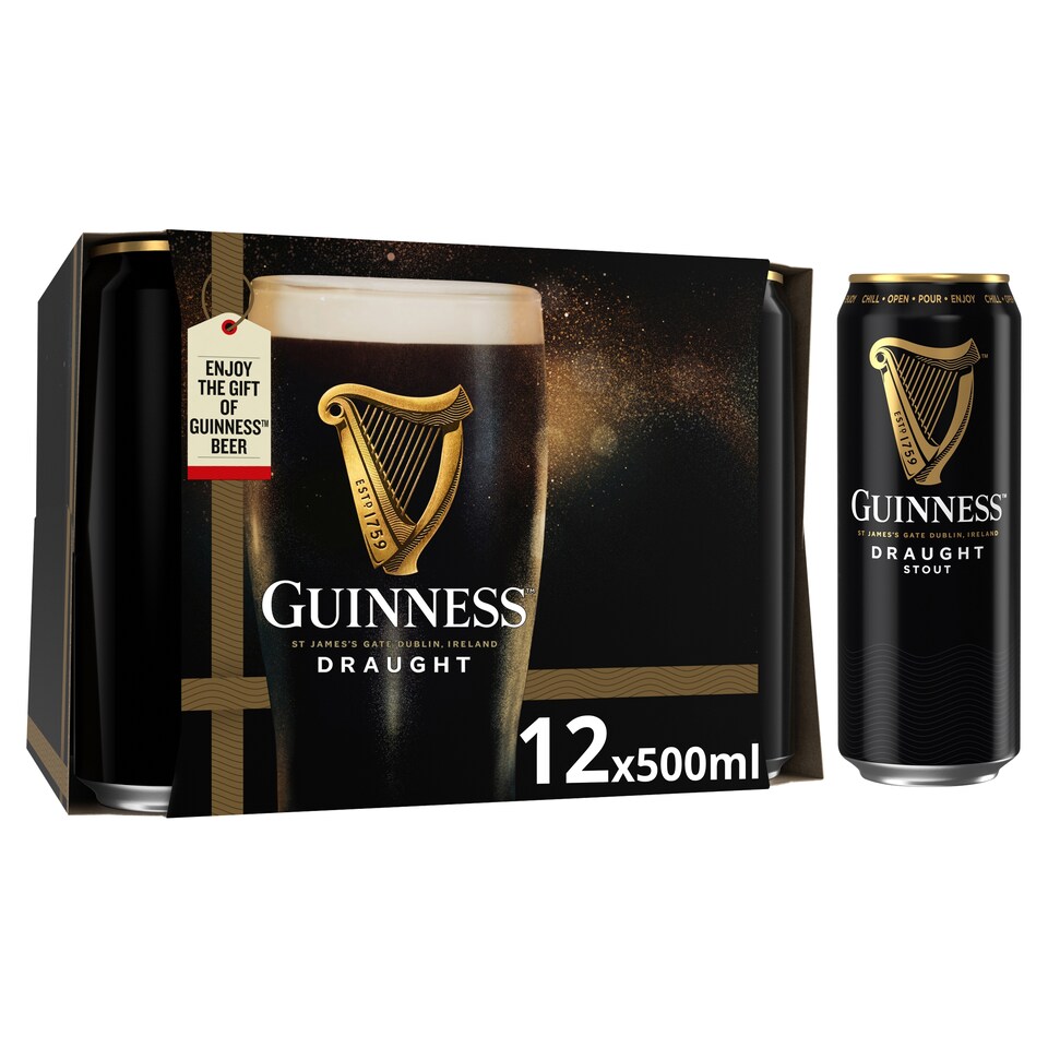 Guinness Draught Can 12X500ml