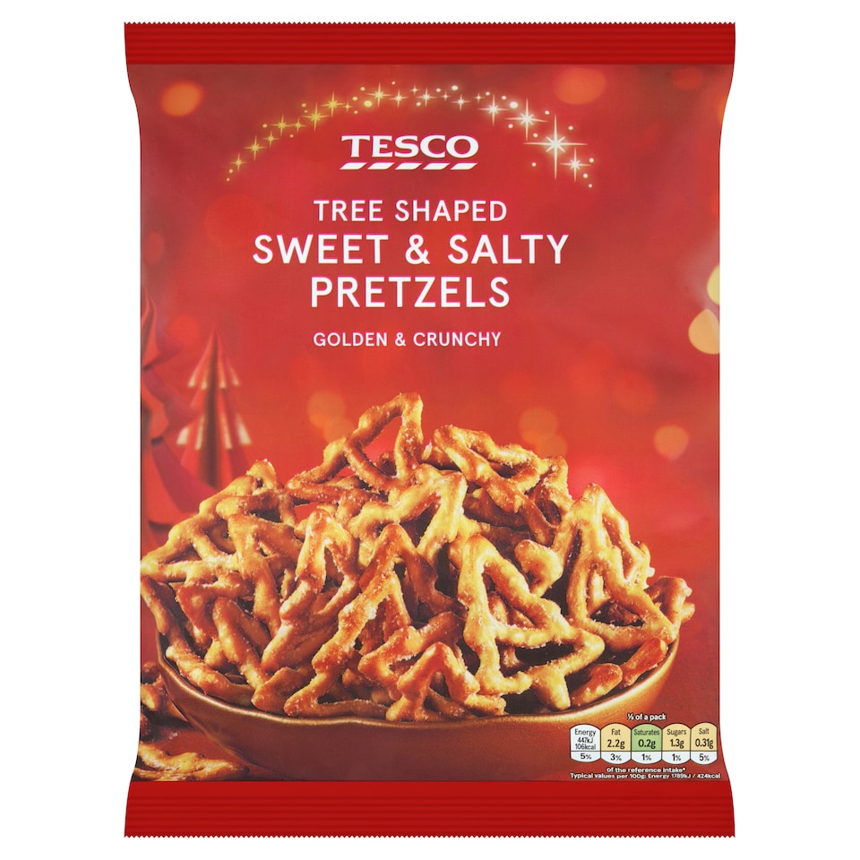 Tesco Sweet And Salty Pretzels 200G