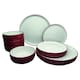 image 2 of F&F Home Aura Red Dinner Set 12 pcs