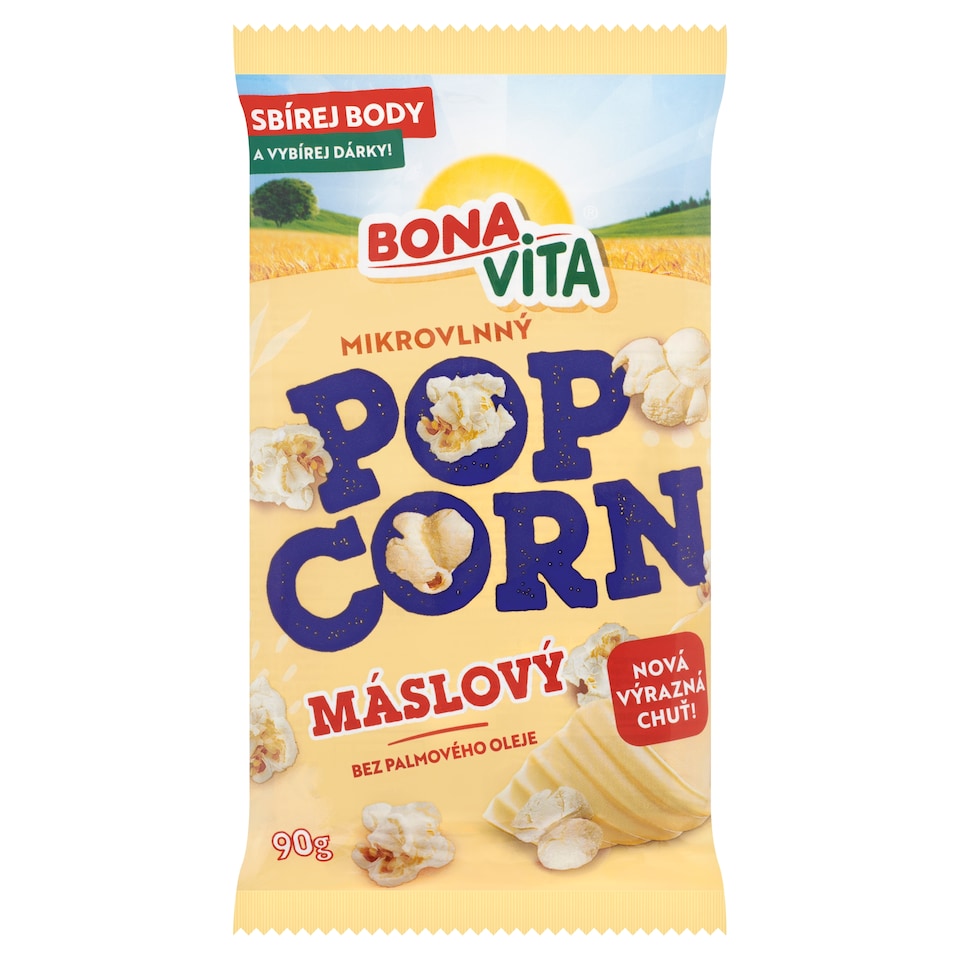 obrázok 1 z Bona Vita Popcorn s príchuťou masla 90 g