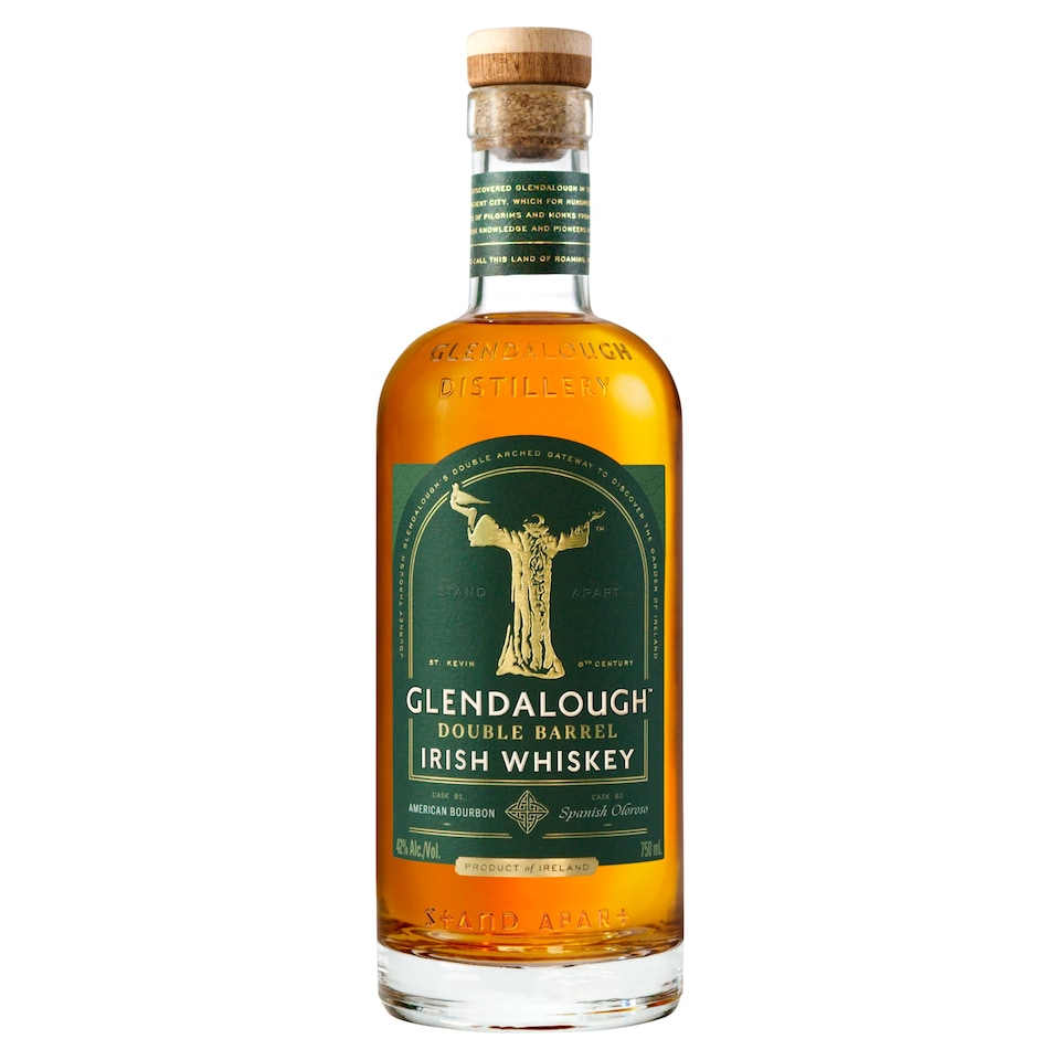 Glendalough Double Barrell Irish Whiskey 70cl