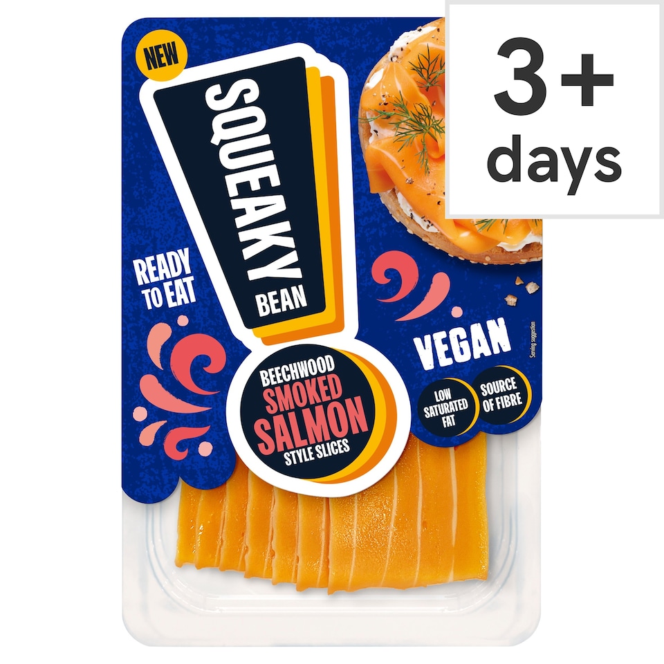 Squeaky Bean Beechwood Smoked Salmon Style Slices 80g