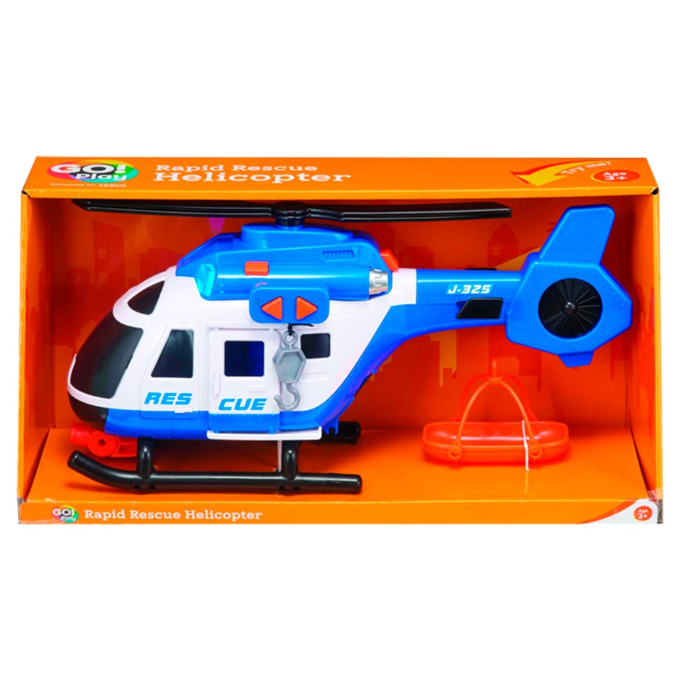 Tesco GO! Play Vészhelyzeti játék mentőhelikopter 1. kép