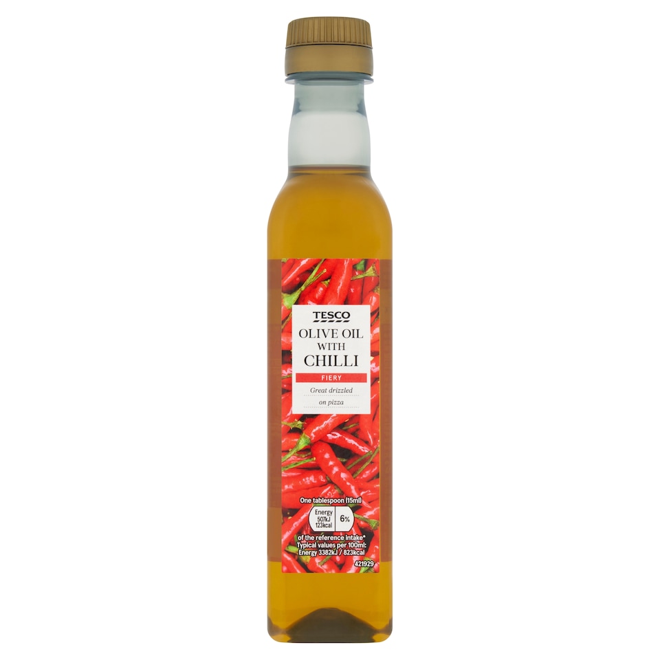Tesco Olive Oil with Chilli 250ml