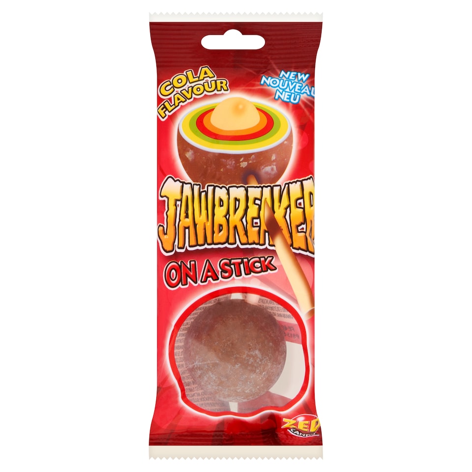 Zed Candy Jawbreaker On a Stick Cola Flavour 60g