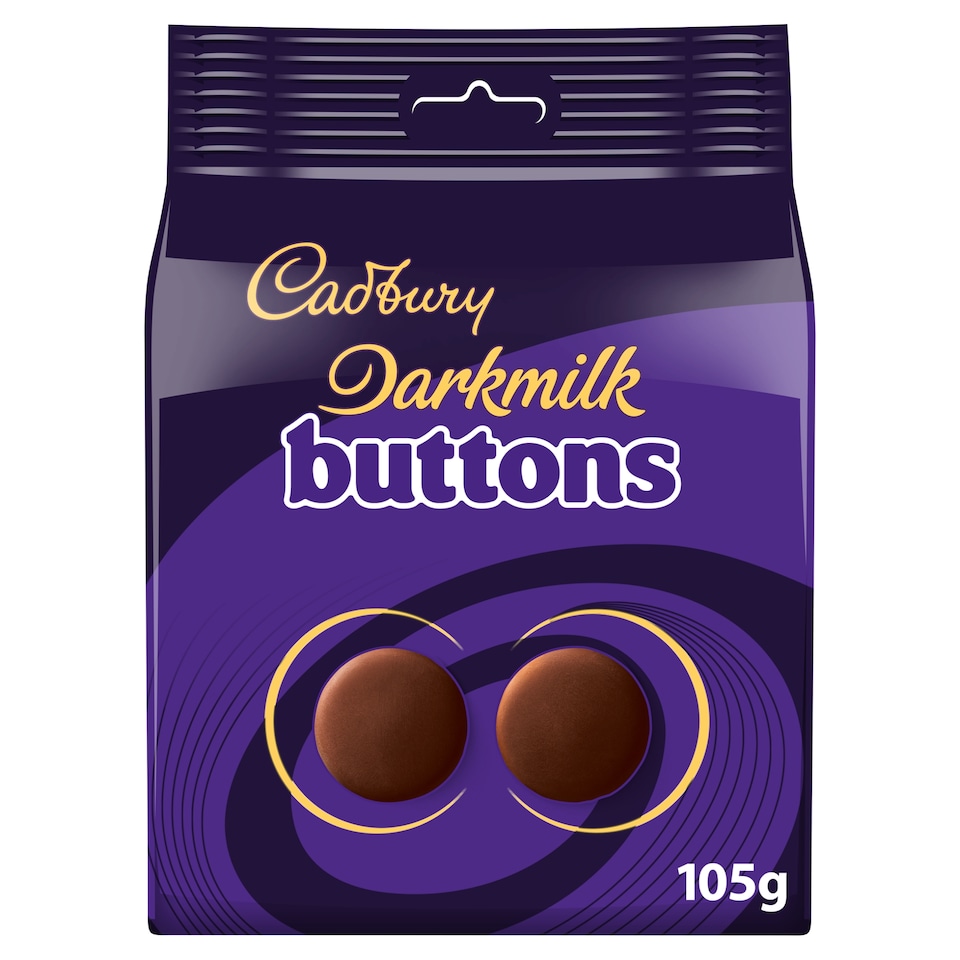 Cadbury Darkmilk Chocolate Giant Buttons Bag 105g