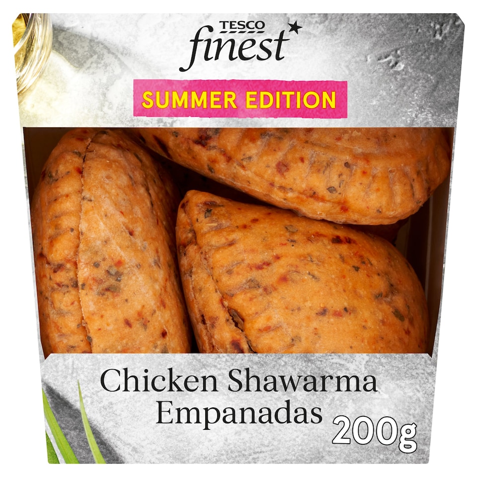 Tesco Finest Chicken Shawarma Empanadas 200G
