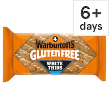Warburtons Gluten Free White Thins 4 Pack 200g