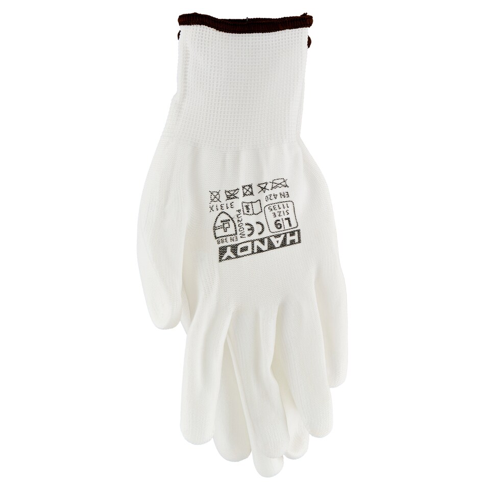 Handy Painting Gloves White L 1 Pair