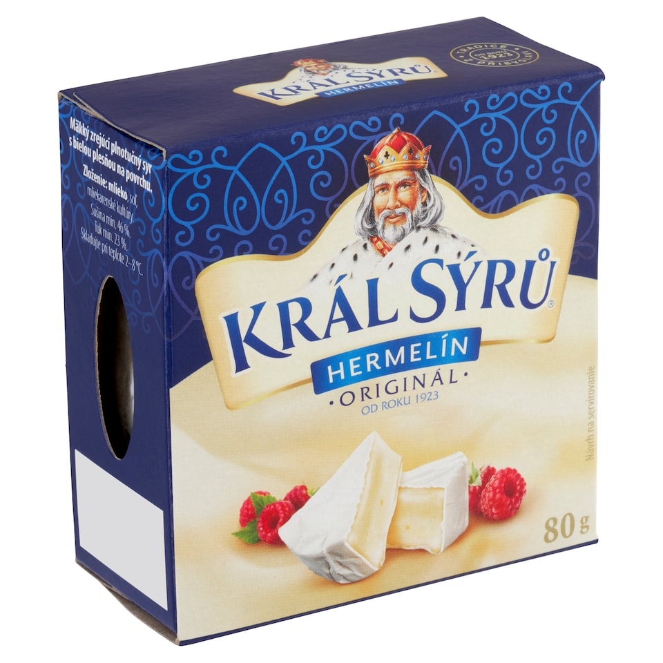 obrázok 1 z Král Sýrů Hermelín 80 g