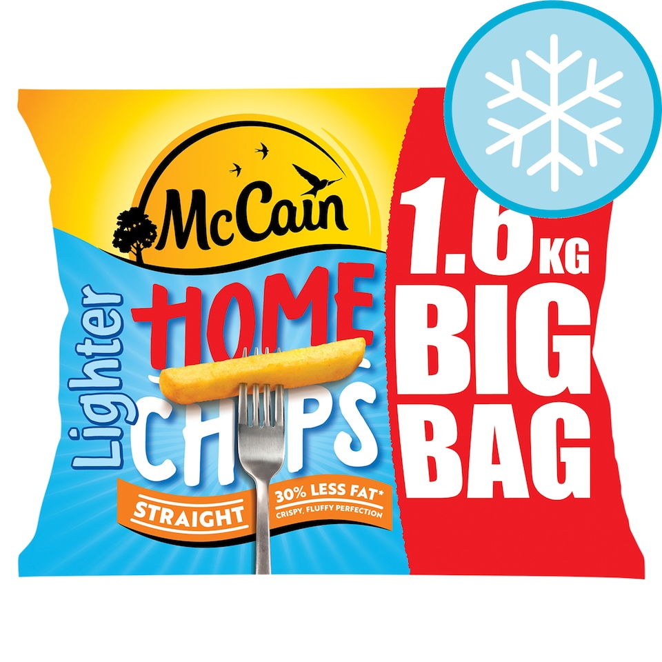 McCain Home Chips Lighter Straight Cut 1.6kg
