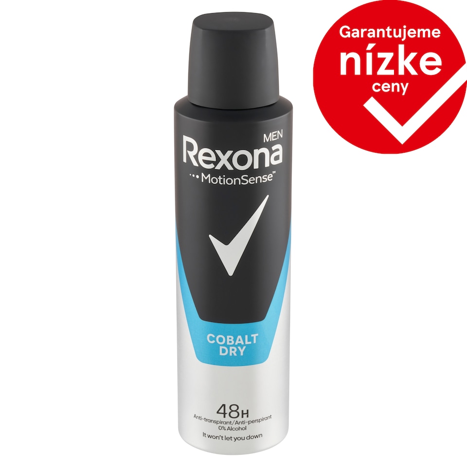 obrázok 1 z Rexona Men Cobalt Dry antiperspirant sprej pre mužov 150 ml