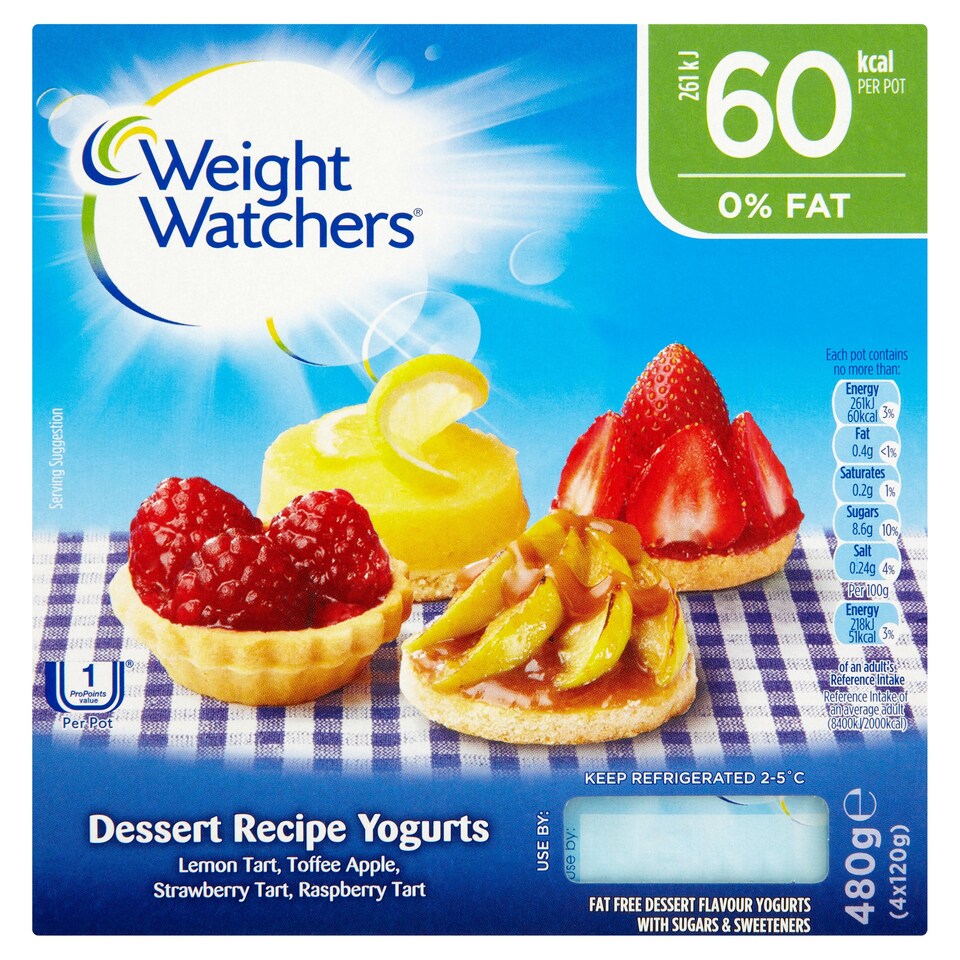 Weight Watchers Dessert Style Yoghurt 4X120g