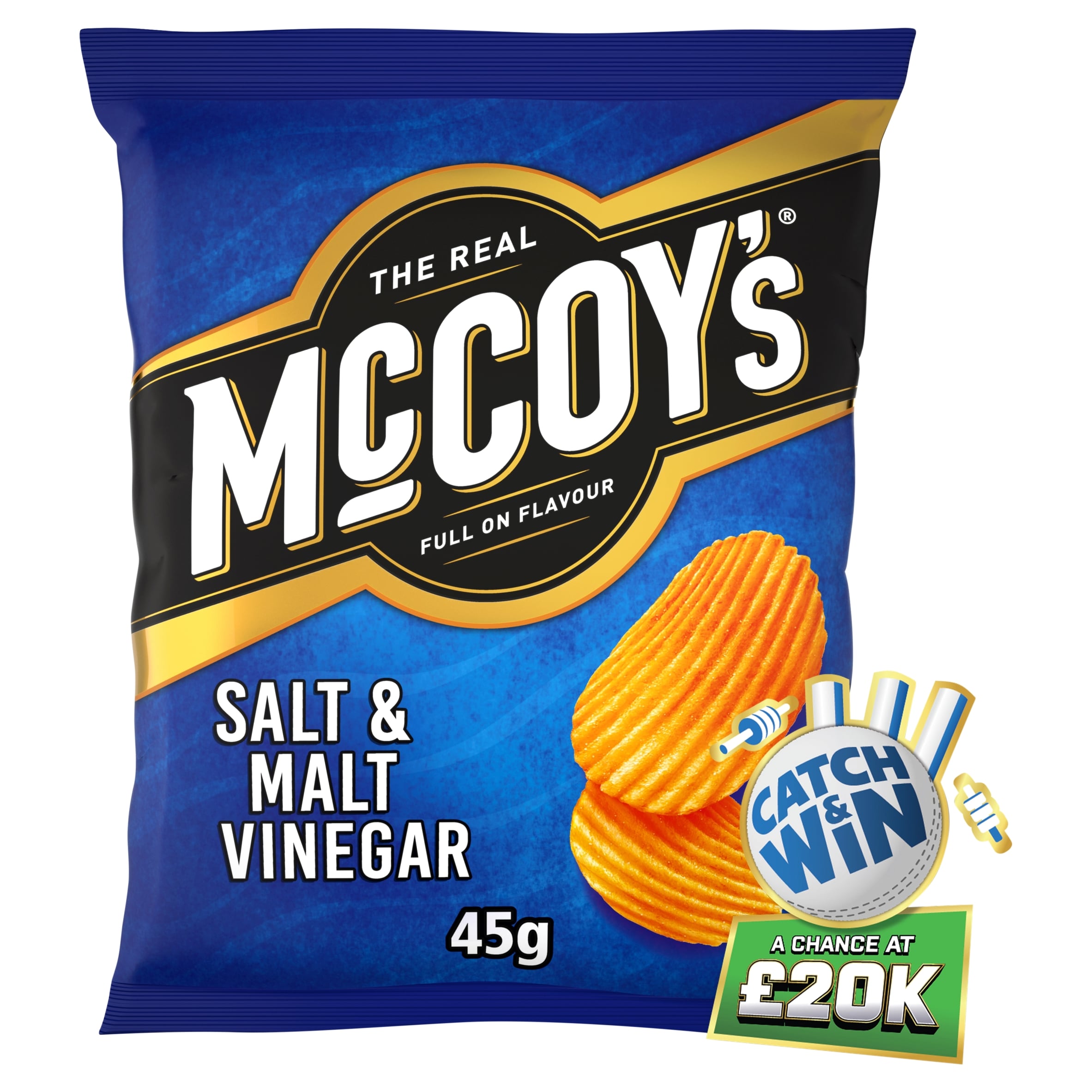 Mccoy's Salt & Vinegar Grab Bag Crisps 45G