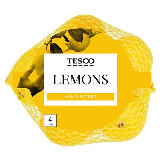 Tesco Lemons 4 Pack Tesco Groceries
