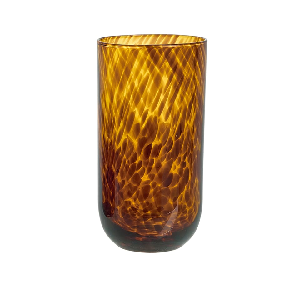 F&F Home Brown Confetti Glass 540ml