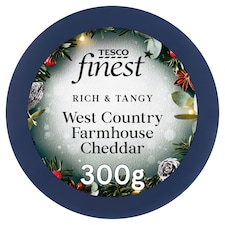 Tesco Finest West Country Farmhouse Cheddar Truckle Cheese 300g 