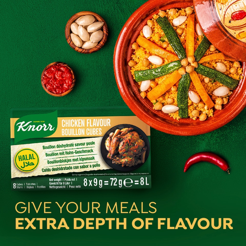 image 1 of Knorr CKN Bouillon Stock Cubes 8 Pk 72g