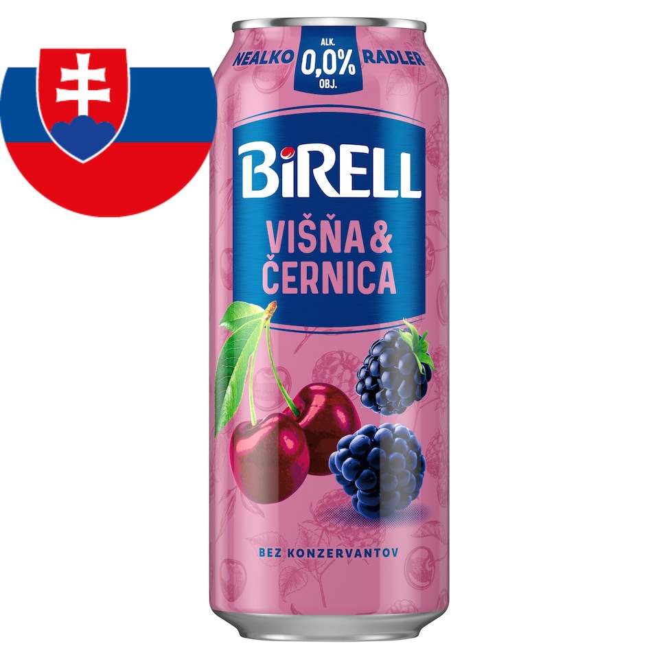 Birell Sour Cherry & Blackberry 0.5 L