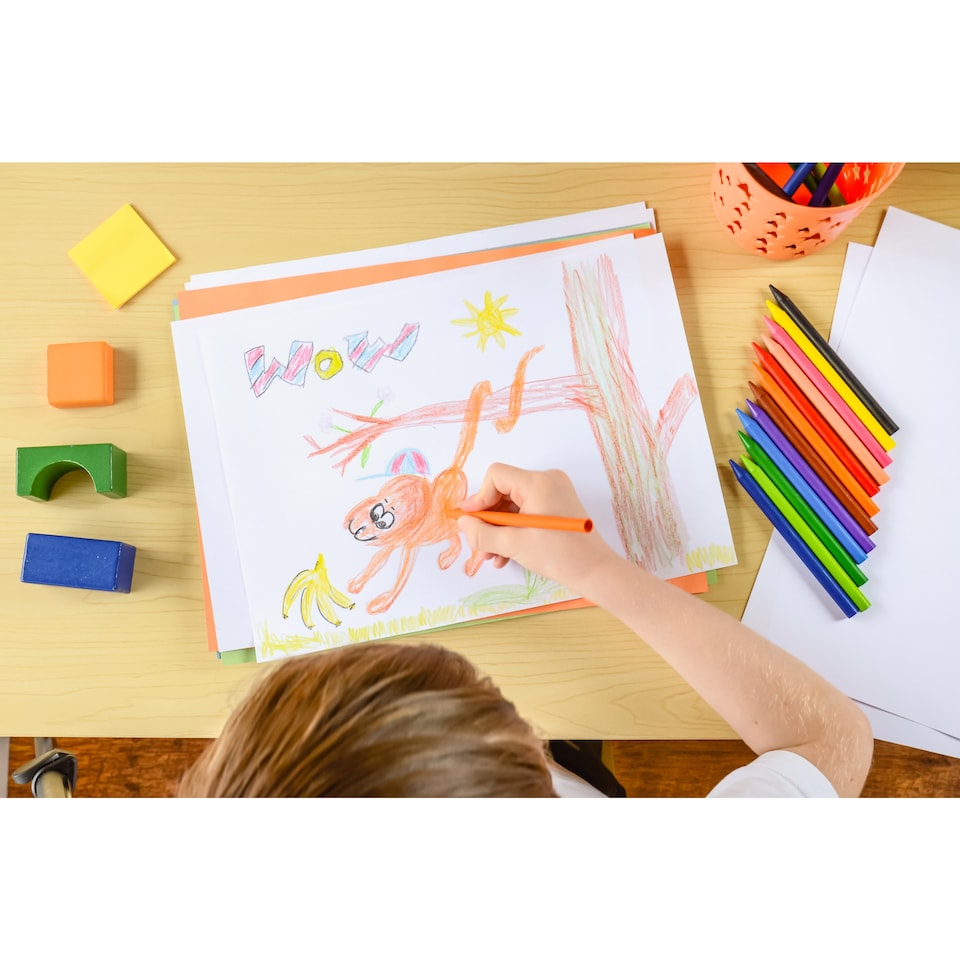image 1 of Bic Kids Plastidecor Crayons, 12 Pack