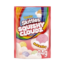 Skittles Squishy Cloudz Chewy Sweets Fruit Flavoured 94g