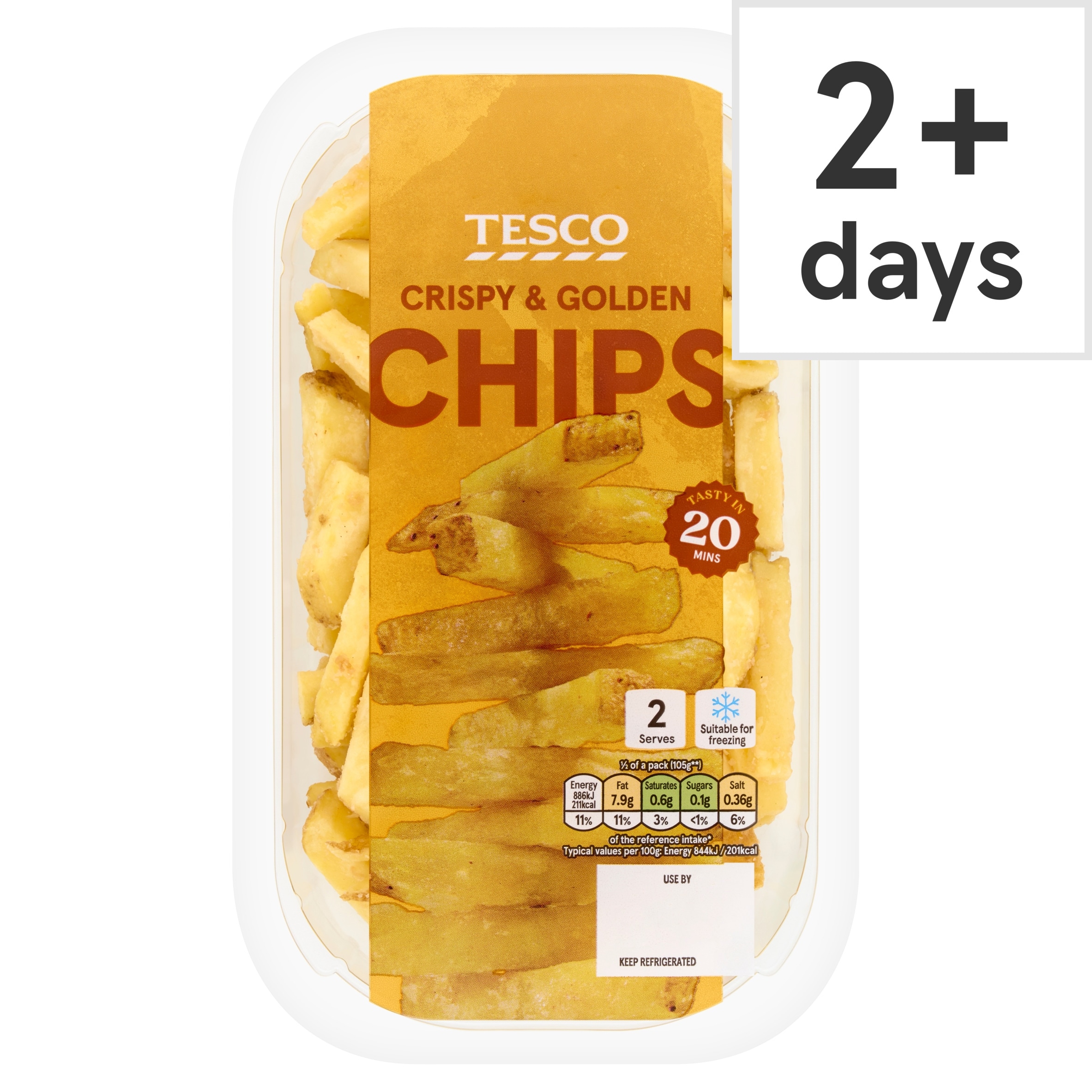 Tesco Golden Crispy Potato Chips 300g