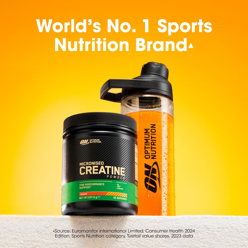 image 1 of Optimum Nutrition Micronised Creatine Powder Orange 247.5g