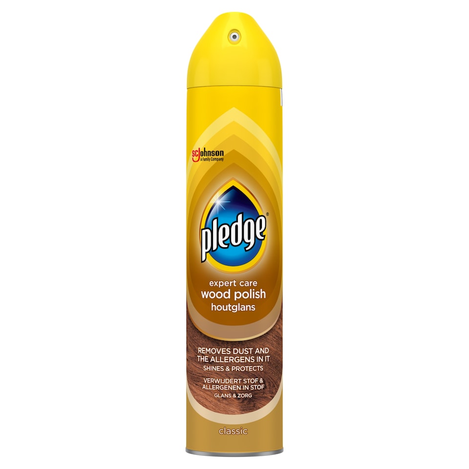 image 1 of Pledge Expert Wood Care Polish Aerosol Classic 250ml